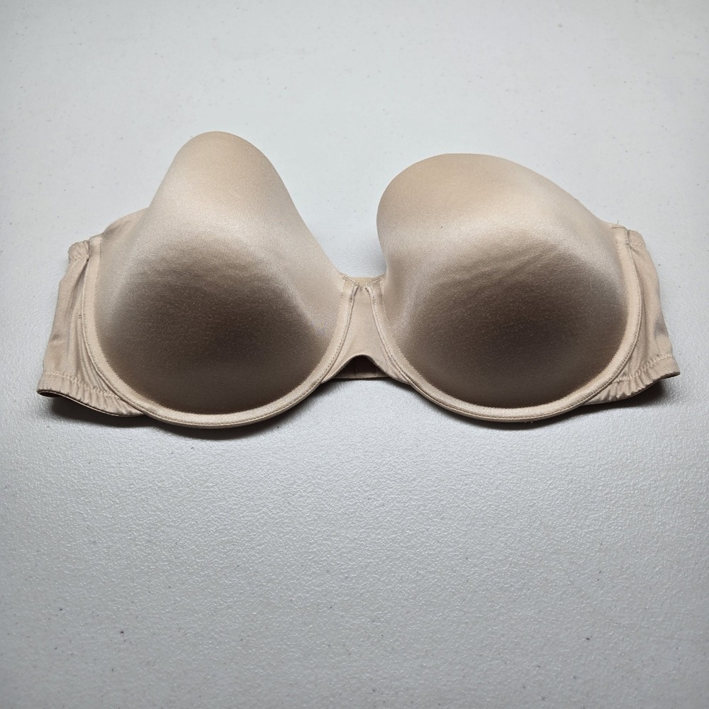 Bali Women Bra 38DD Beige DF9666 Strapless Underwired